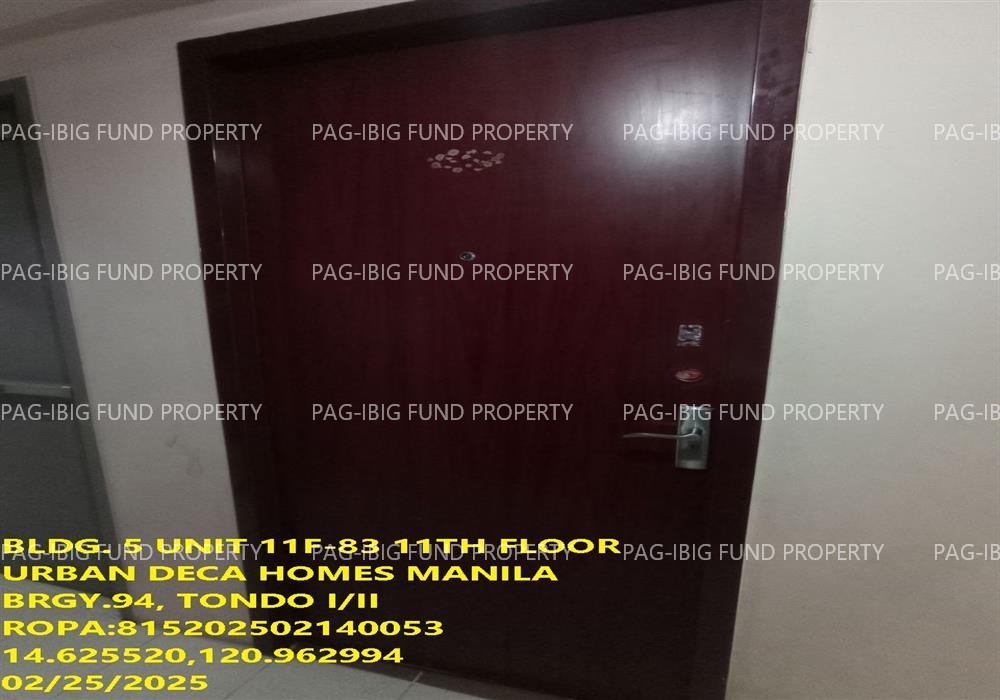 Image for Unit 11F-83 11th Flr. 5-Q75 Urban Deca Homes Manila Barangay 94, Tondo I/II, NCR, City of Manila, First District, 1012