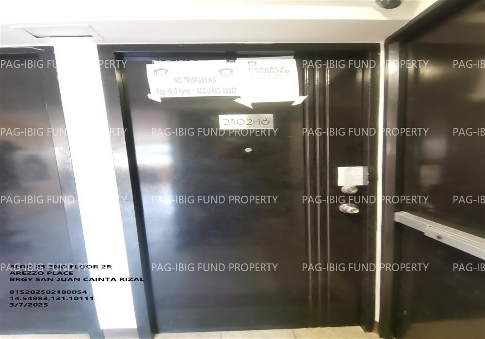 Image for Unit 2-R 2nd Flr. 23 Arezzo Place (Bldgs 22 & 23) San Juan, Cainta, Rizal, 1900