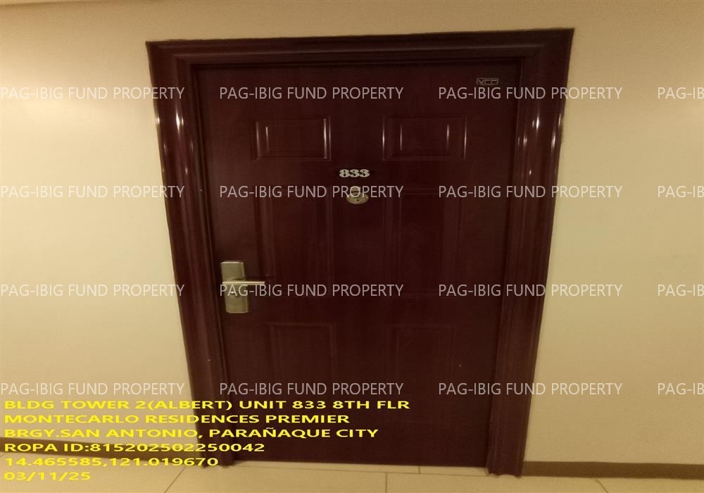 Image for Unit 833 8th Flr. B Tower 2 Montecarlo Residences - Premiere San Antonio, Parañaque City, NCR, Fourth District, 1715