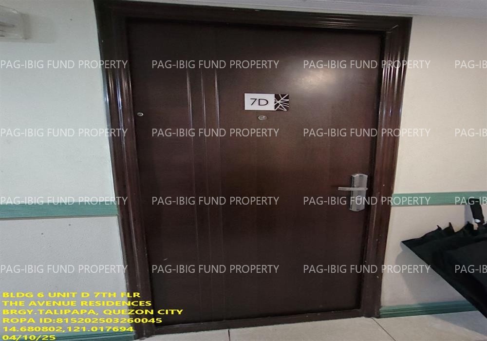 Image for Unit D 7th Flr. 6 the Avenue Residences (Bldg 6) Talipapa, Quezon City, NCR, Second District, 1116