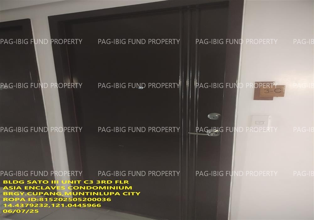 Image for Unit C3 3rd Flr. Asia Enclaves Alabang(sato Iii) Cupang, Muntinlupa City, NCR, Fourth District, 1771