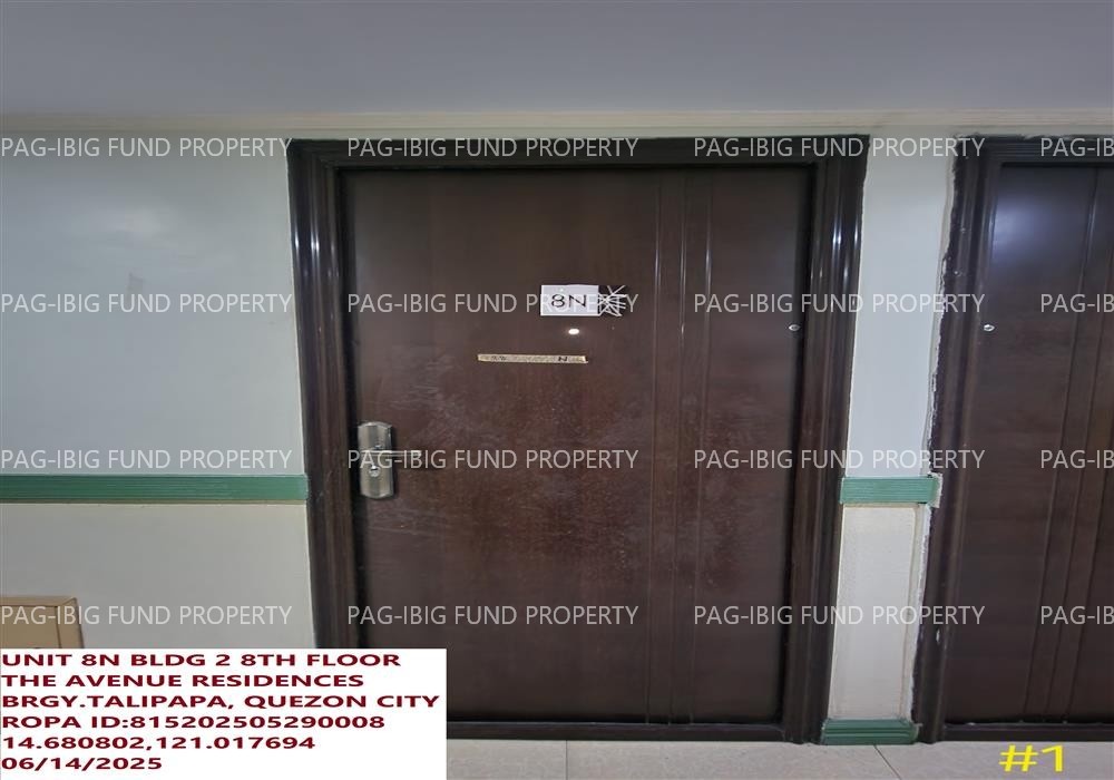 Image for Unit N 8th Flr. the Avenue Residence - Building 2 Talipapa, Quezon City, NCR, Second District, 1116