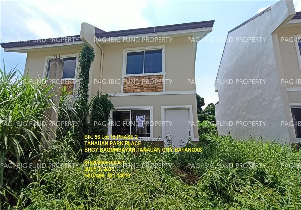Image for Lot 15 Blk. 56 Tanauan Park Place Phase 2 Bagumbayan, Tanauan City, Batangas, 4232