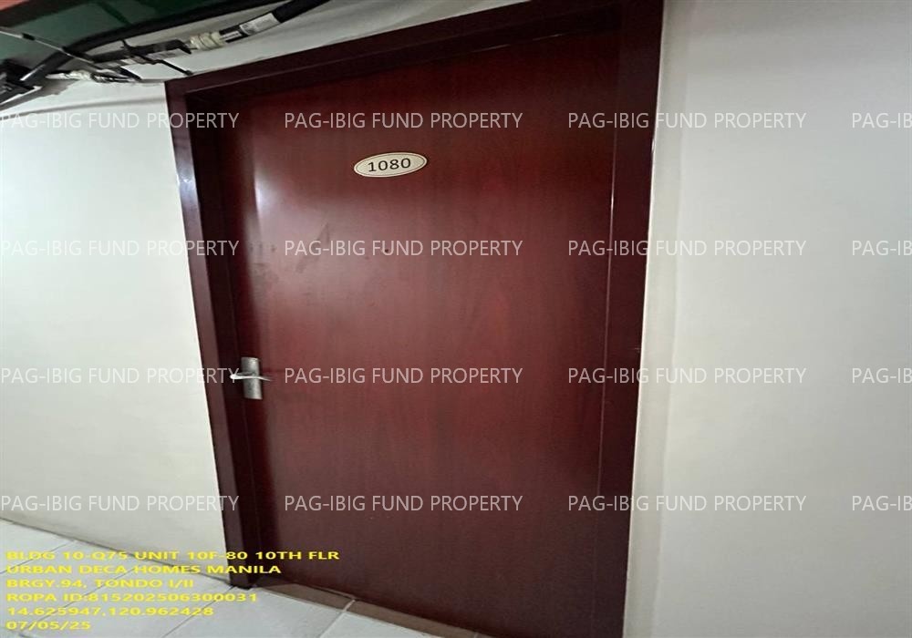 Image for Unit 10F-80 10th Flr. 10-Q75 Urban Deca Homes Manila Barangay 94, Tondo I/II, NCR, City of Manila, First District, 1012