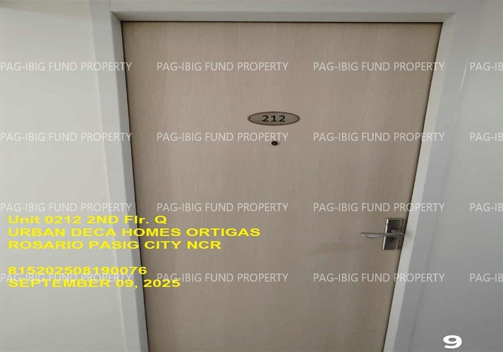Image for Unit 0212 2nd Flr. Q Urban Deca Homes Ortigas Rosario, Pasig City, NCR, Second District, 1609