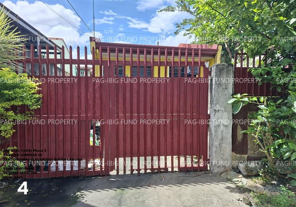 Image for Lot 1(20A) Blk. 3 Phase 2 Adelina Complex III Santo Tomas (Calabuso), Biñan, Laguna, 4024