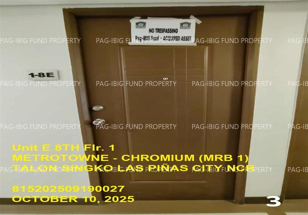 Image for Unit E 8th Flr. 1 Metrotowne - Chromium (Mrb 1) Talon Singko, Las Piñas City, NCR, Fourth District, 1747