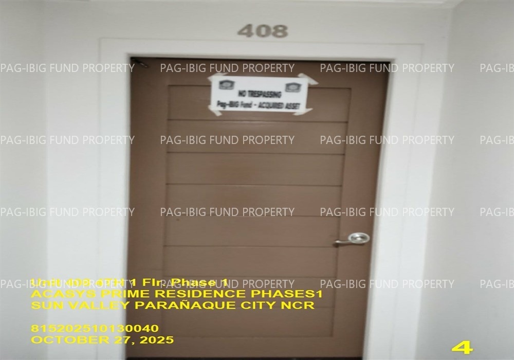 Image for Unit 408 4th Flr. Acasys Prime Residence Phases 1 Sun Valley, Parañaque City, NCR, Fourth District, 1700