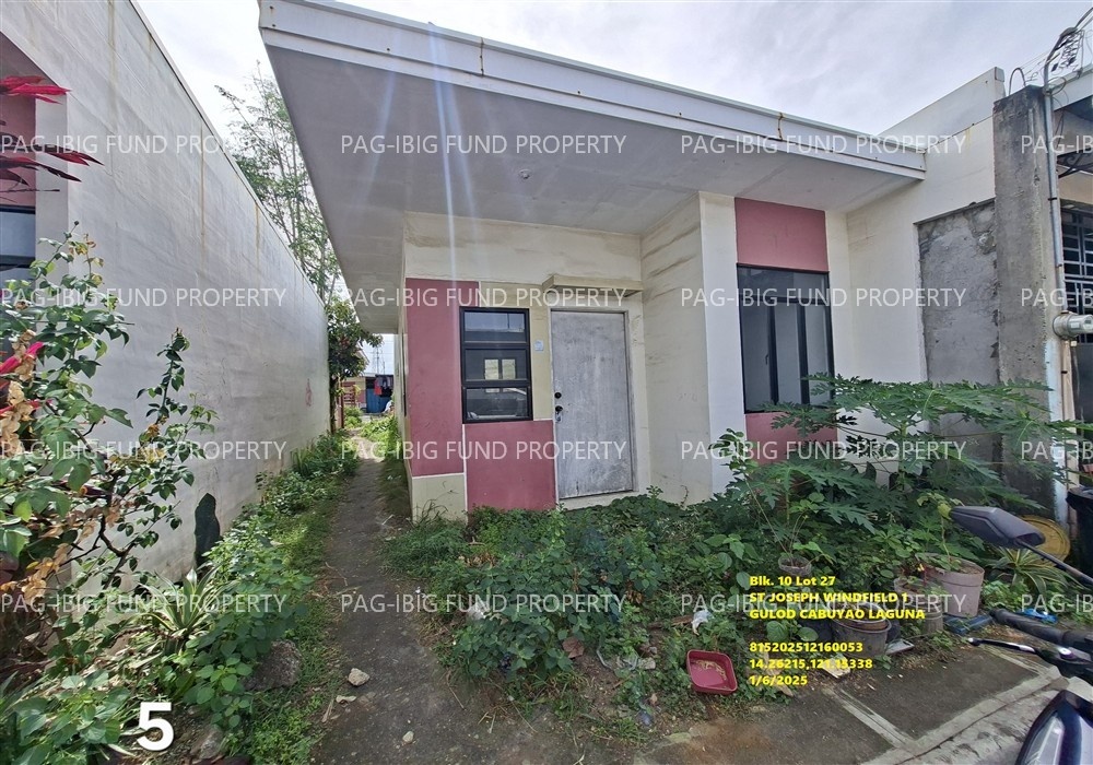 Image for Lot 27 Blk. 10 St Joseph Windfield 1 Gulod, Cabuyao, Laguna, 4025
