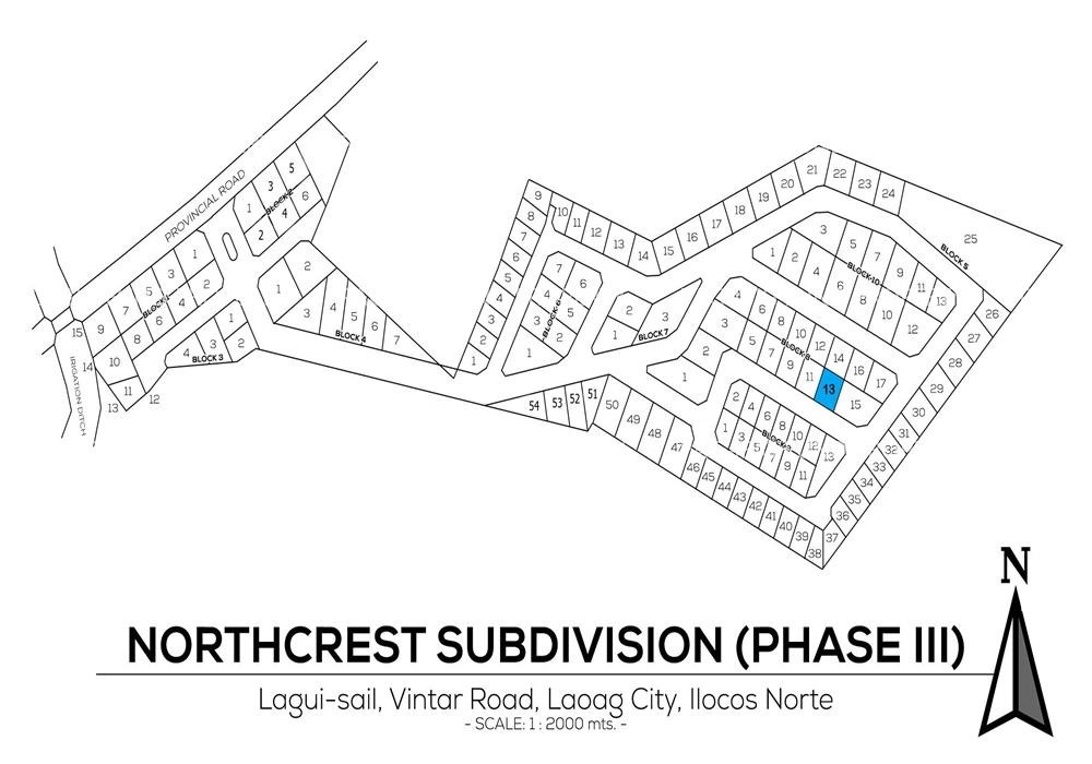 Image for Lot 13 Blk. 08 Northcrest Subdivision Phase III Bgy. No. 54-a, Lagui-Sail, Laoag City, Ilocos Norte, 2900