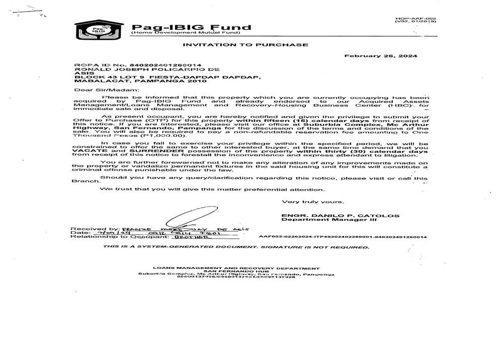 Image for Lot 9 Blk. 43 Fiesta-Dapdap Dapdap, Mabalacat, Pampanga, 2010