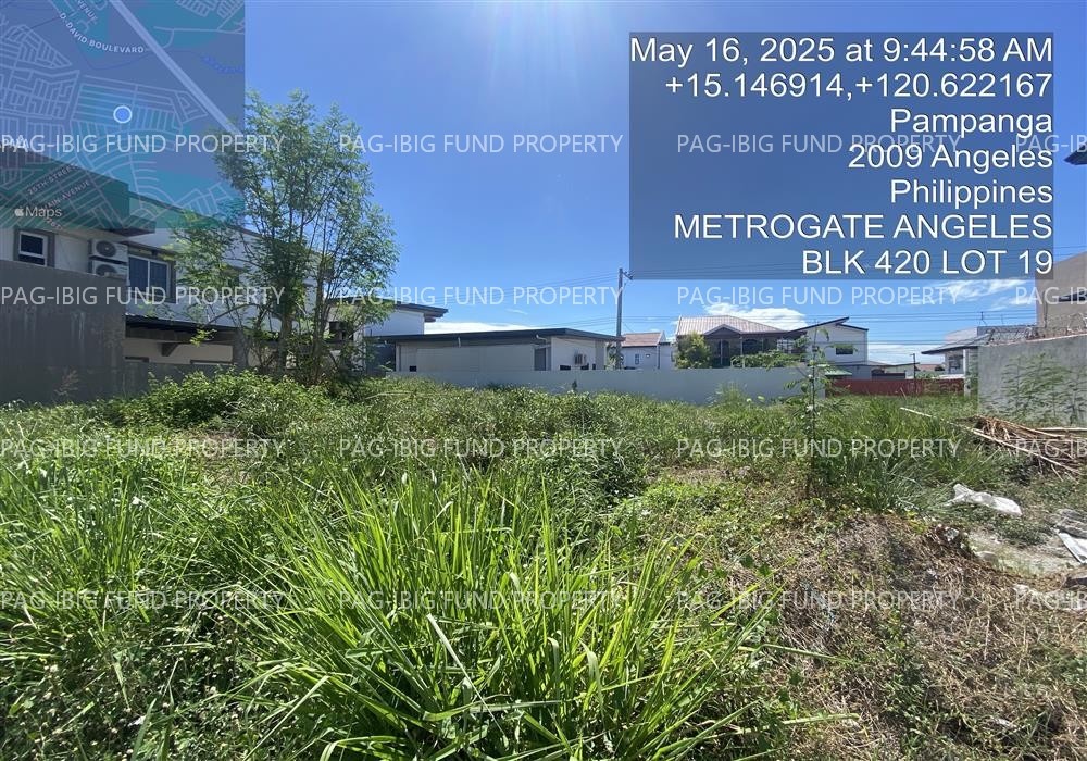 Image for Lot 19 Blk. 420 Metrogate-Angeles Capaya, Angeles City, Pampanga, 2009