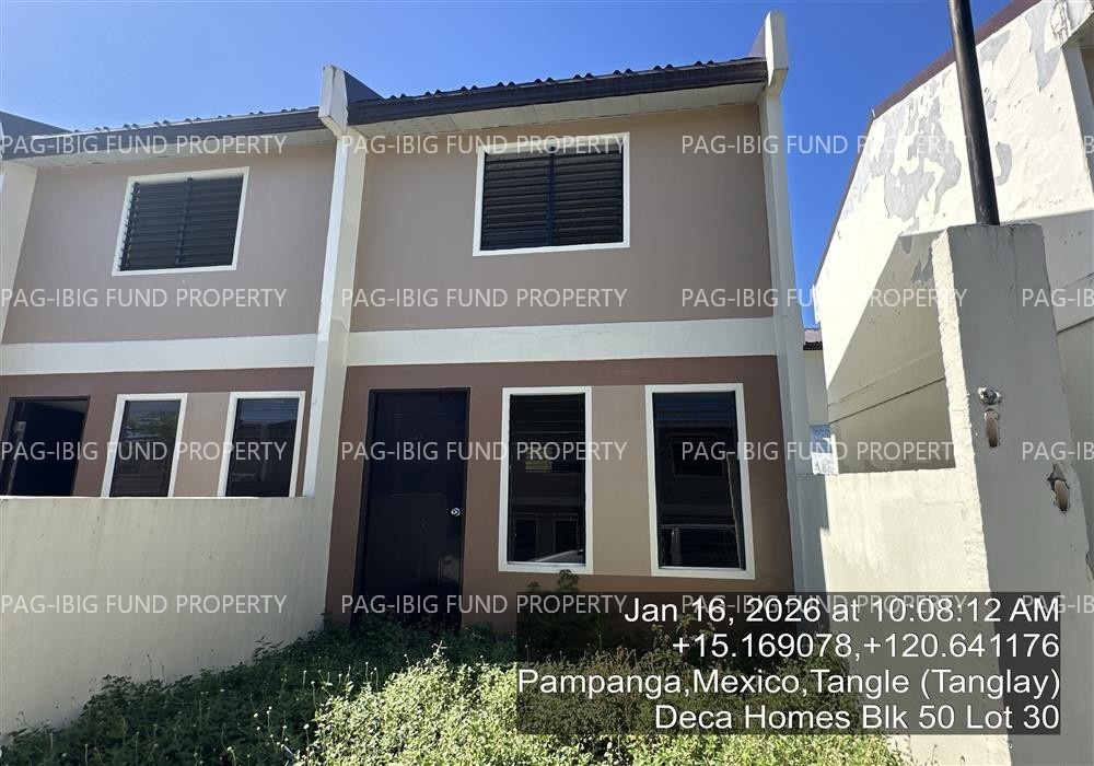 Image for Lot 30 Blk. 50 Deca Homes Pampanga Phase 1 Tangle (Tanglay), Mexico, Pampanga, 2019