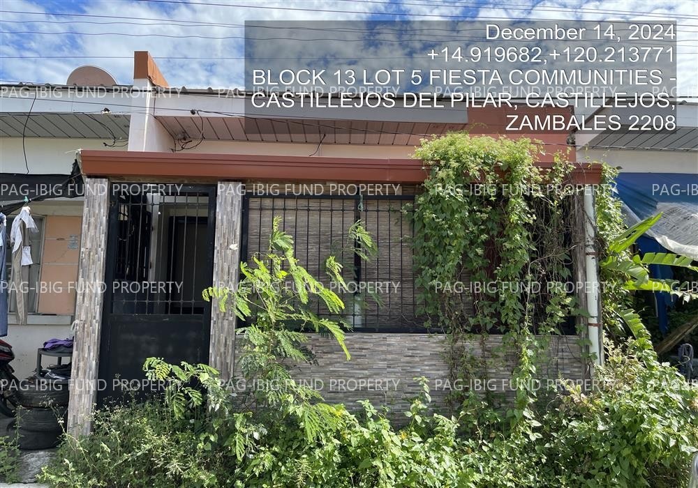 Image for Lot 5 Blk. 13 Fiesta Communities - Castillejos Del Pilar, Castillejos, Zambales, 2208