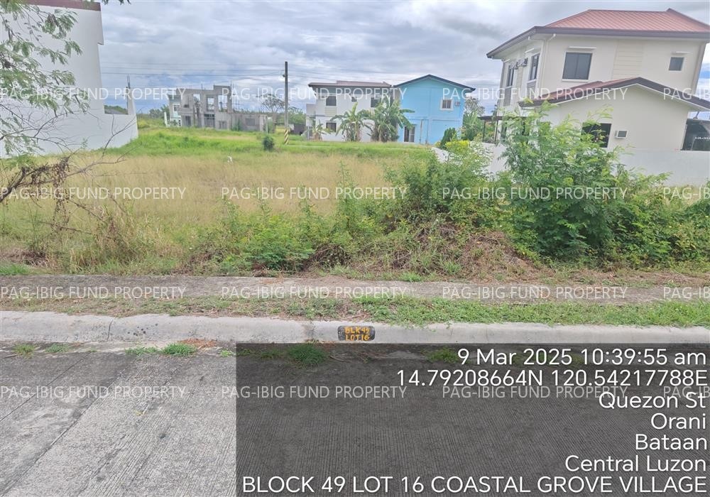 Image for Lot 16 Blk. 49 Coastal Grove Village Kaparangan, Orani, Bataan, 2112