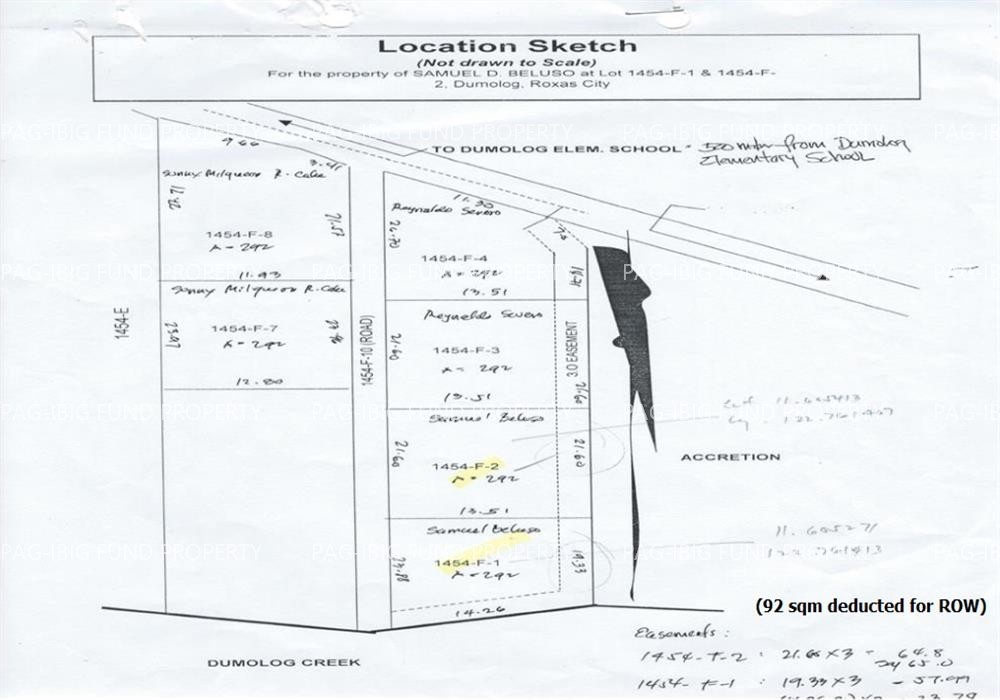 Image for Lot 1454-F-1 Blk. Psd-06-080822 Dumolog, Roxas City, Capiz, 5800