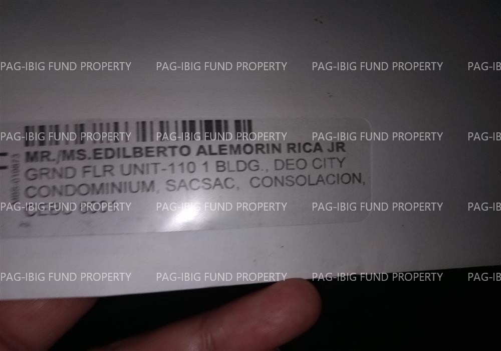 Image for Unit 110 G/F Flr. Deo City Condominium Bldg 1 Sacsac, Consolacion, Cebu, 6001